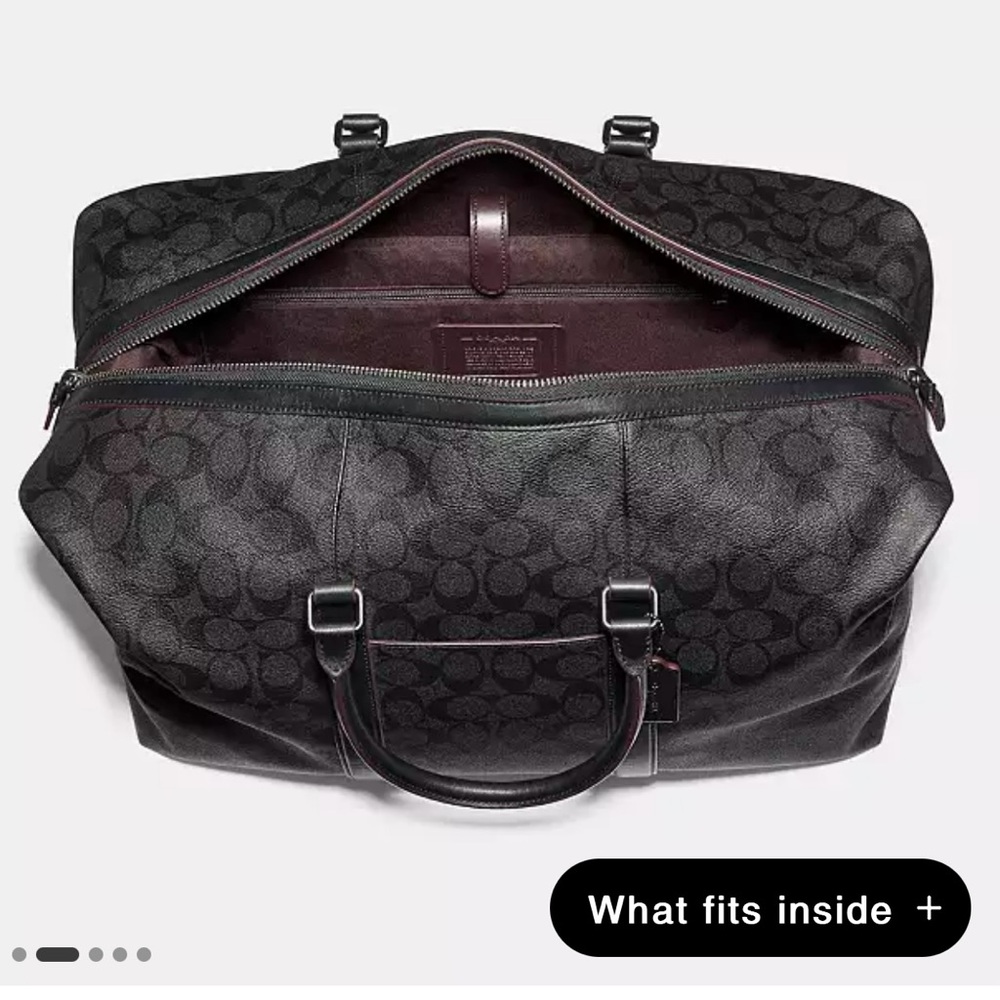 Coach Duffle Travel Bag - Picture 2 of 4